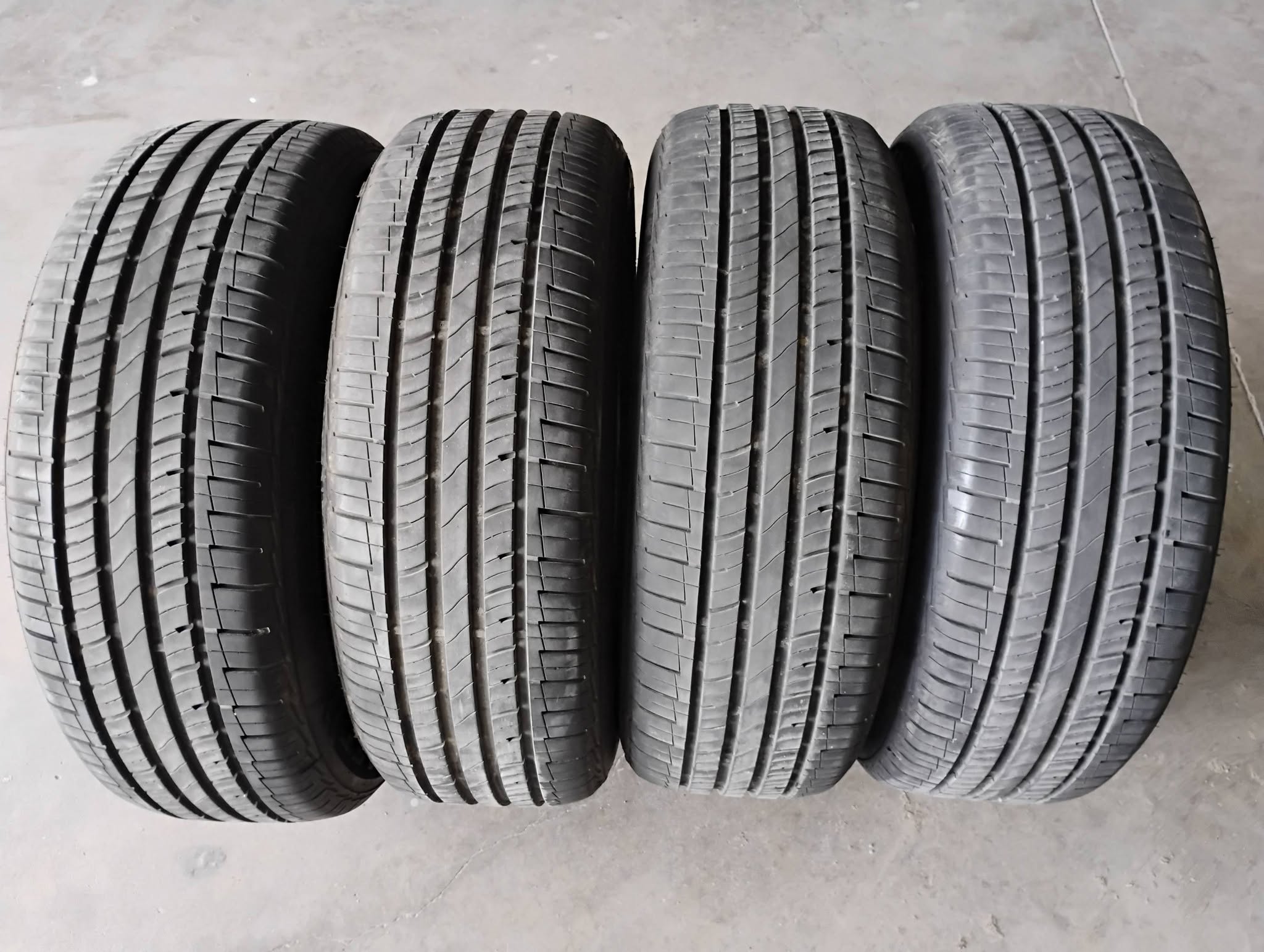 Set of four tires